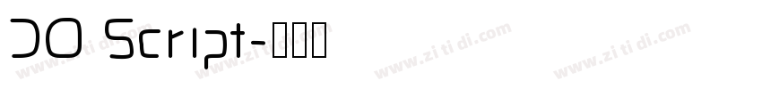DO Script字体转换